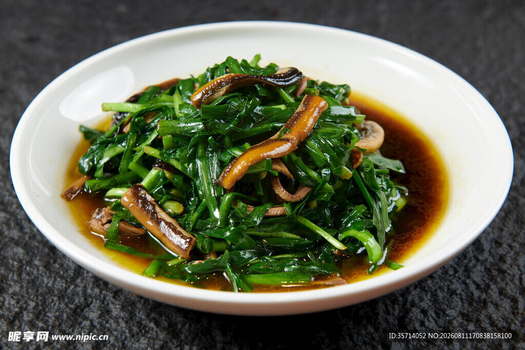 韭菜炒鳝丝