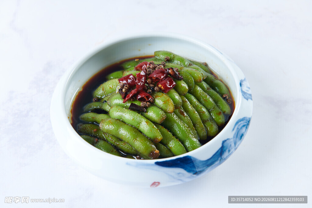 美味卤毛豆鲜香诱人