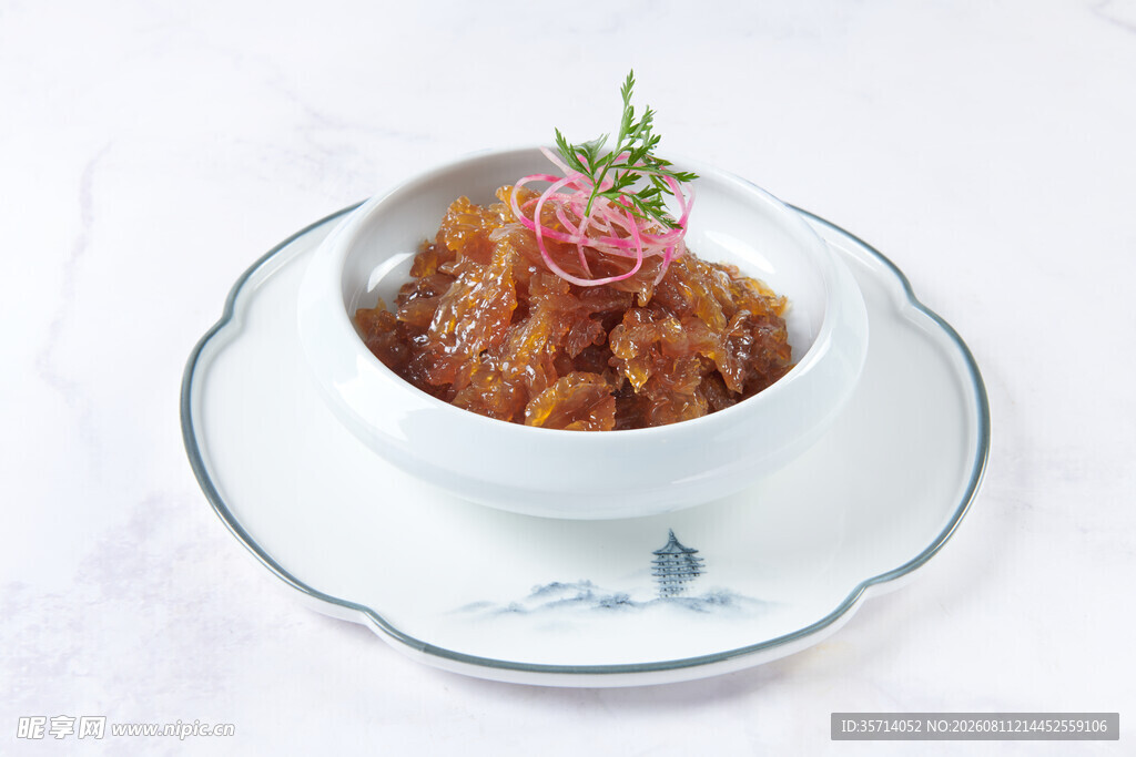 精致碗装美味海蜇