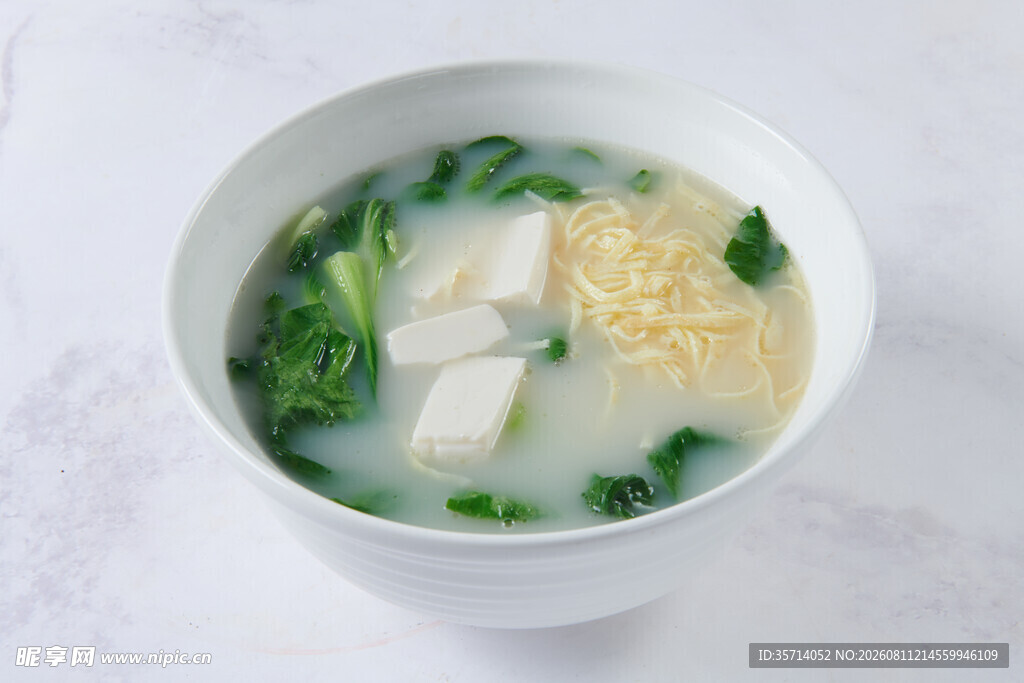 青菜豆腐汤