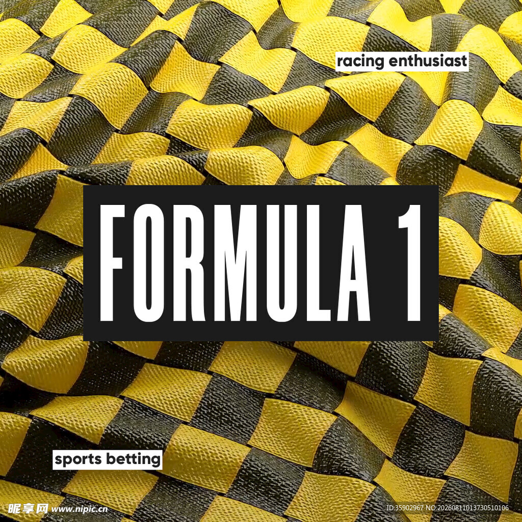 F1赛车主题方格图案背景