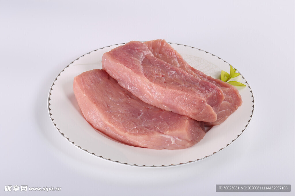 盘中鲜猪肉肉质鲜嫩诱人