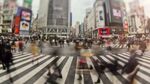城市车流人流都市 街头 行人 