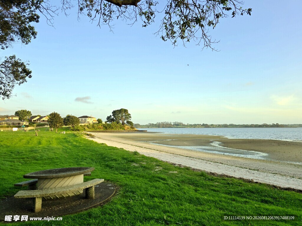 奥克兰海边小镇风景