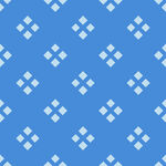 蓝色几何图案无缝背景图