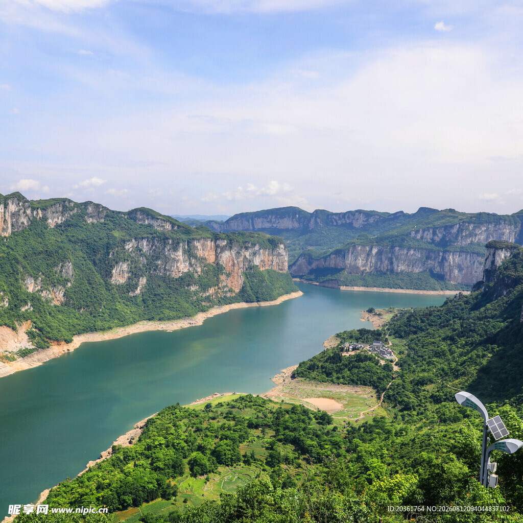 壮丽山水间的绝美江景