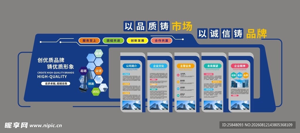 企业文化墙二套