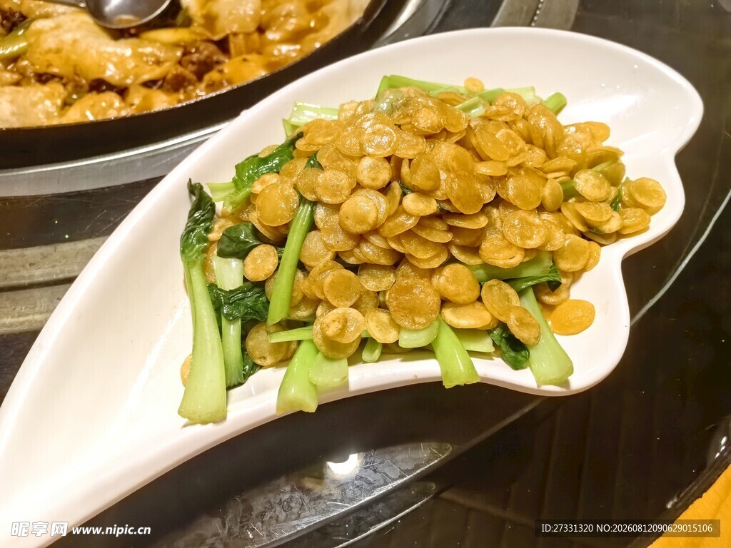 炒豆饼