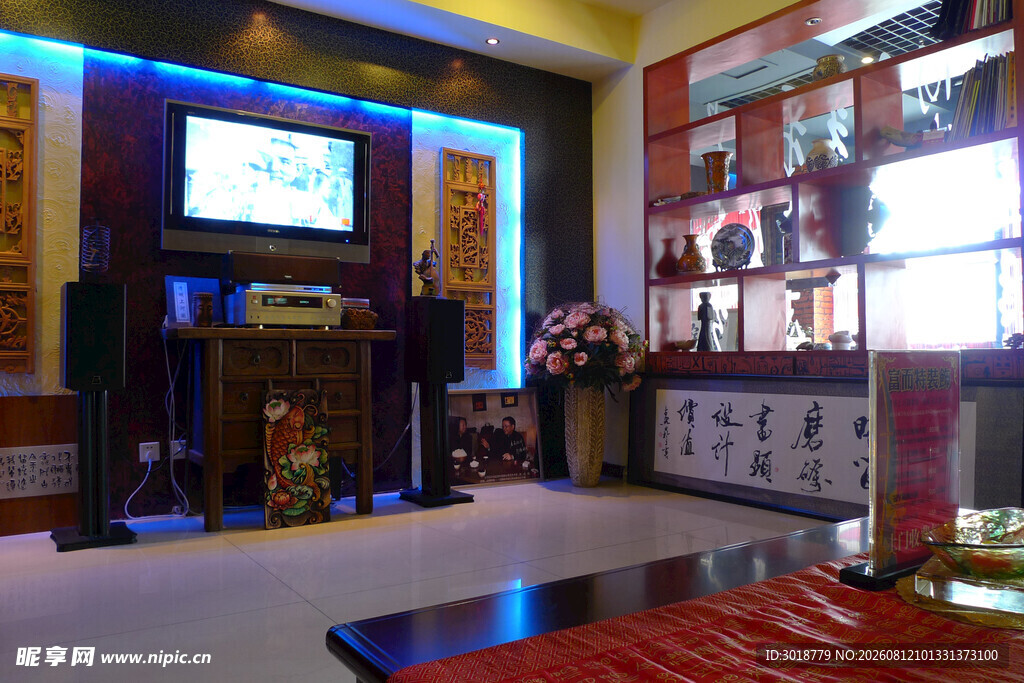 中式古典风格客厅展示