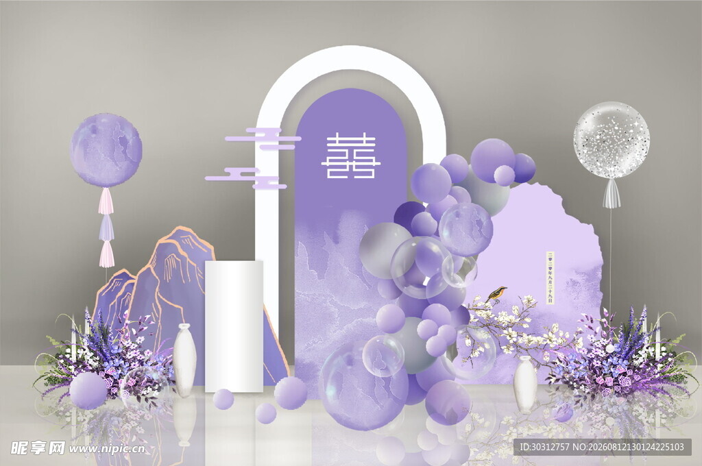 婚礼布置平面图