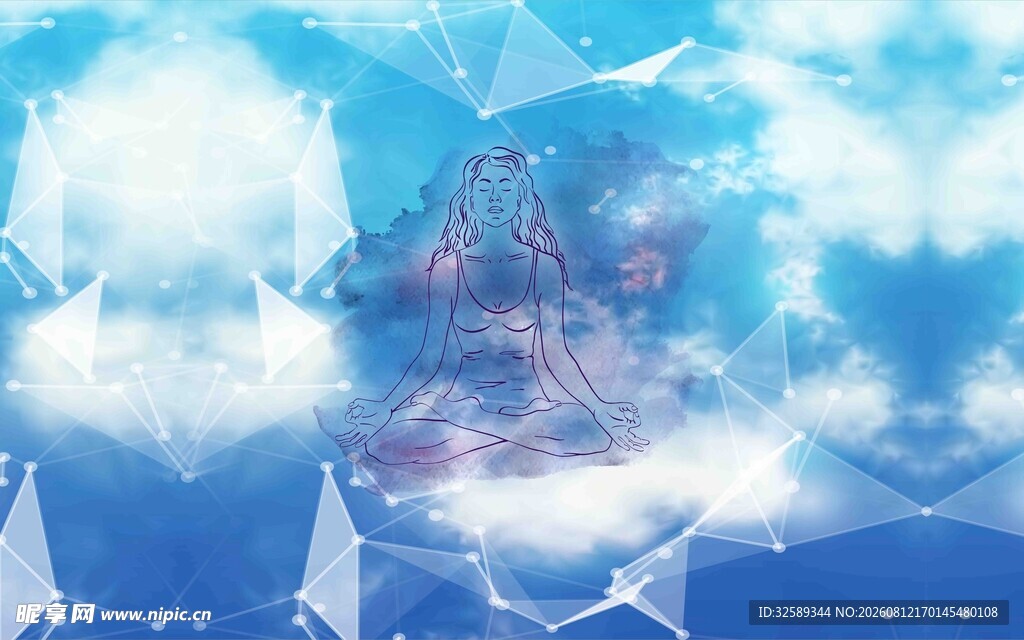 梦幻云端的神秘图案
