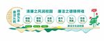 校园廉政文化墙环保主题图标设计