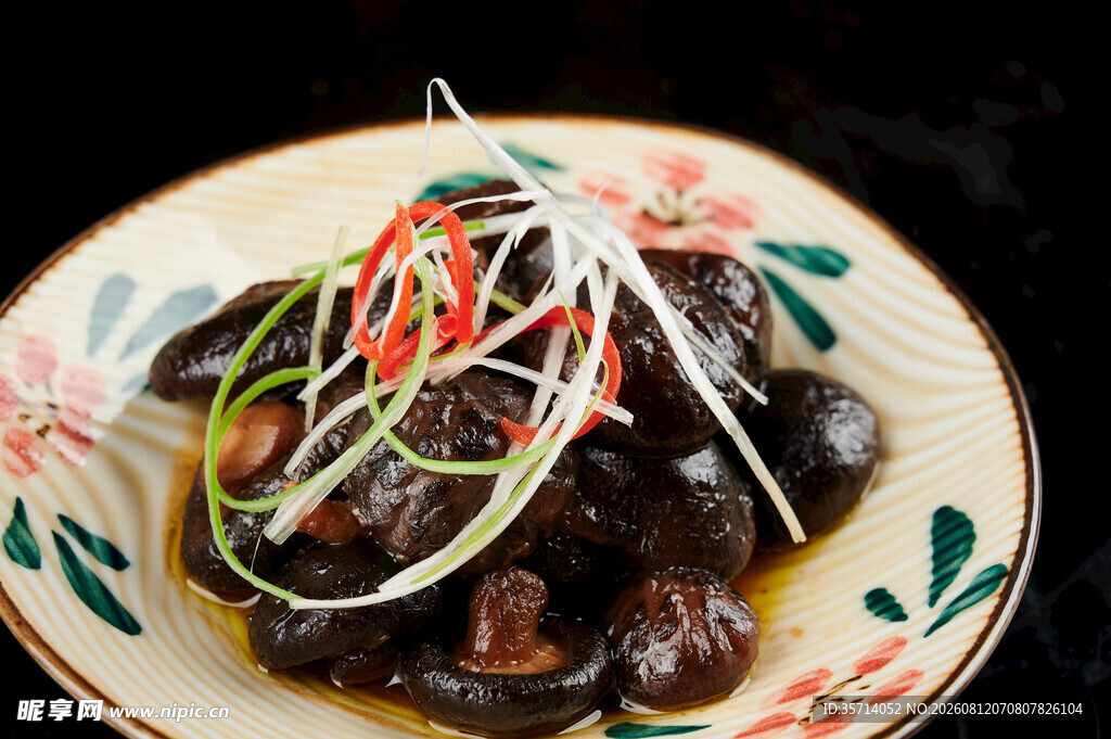 美味酱烧香菇