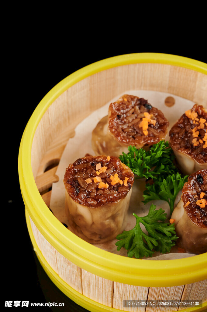 美味干蒸烧麦鲜香诱人