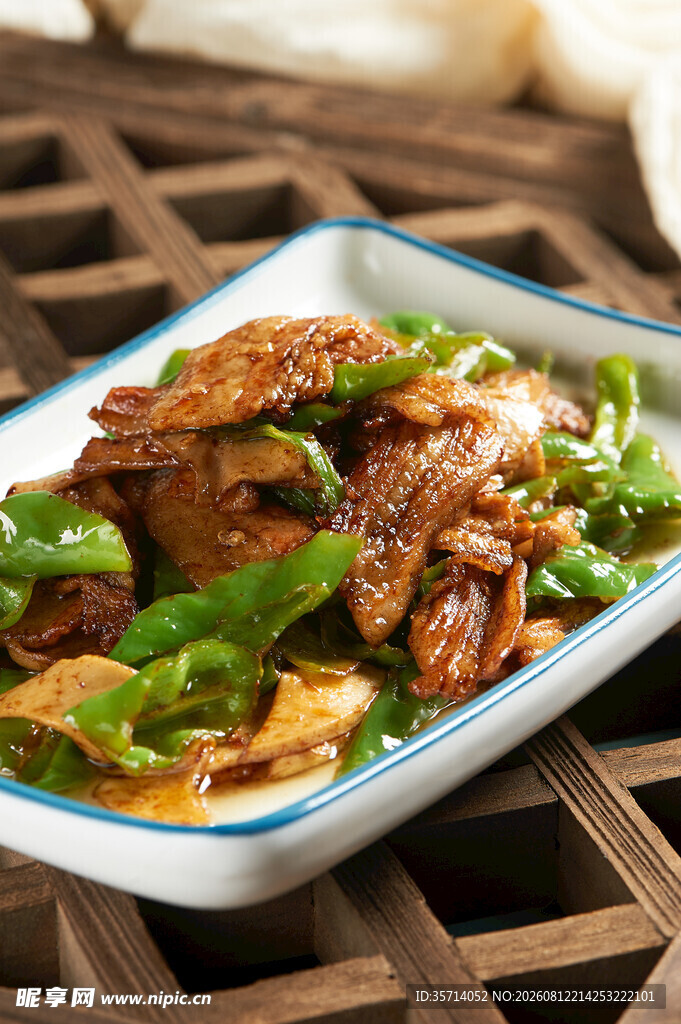 青椒炒卤肉