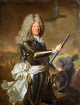 古典装扮的持杖贵族男子