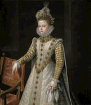 古典装扮女士肖像