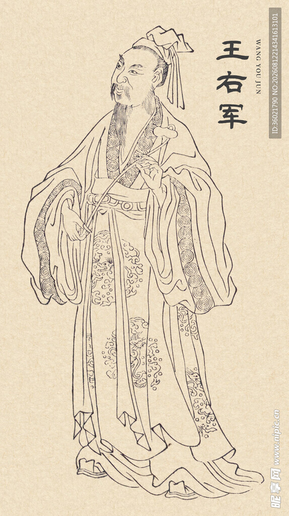 古代人物画像 王羲之