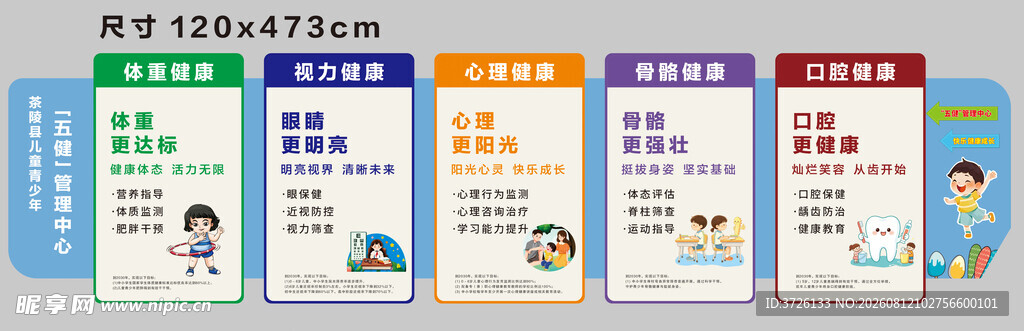 五健管理文化墙