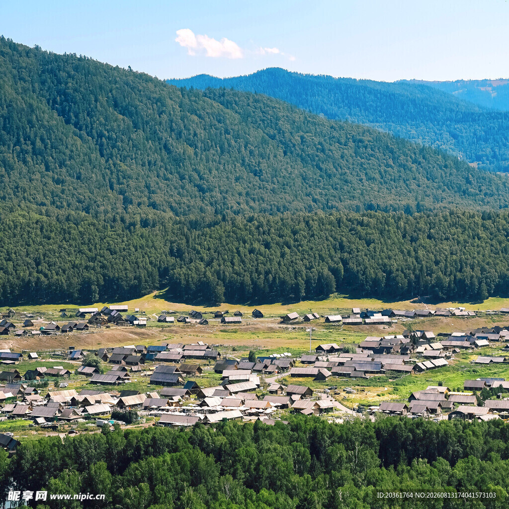 山间村落美景