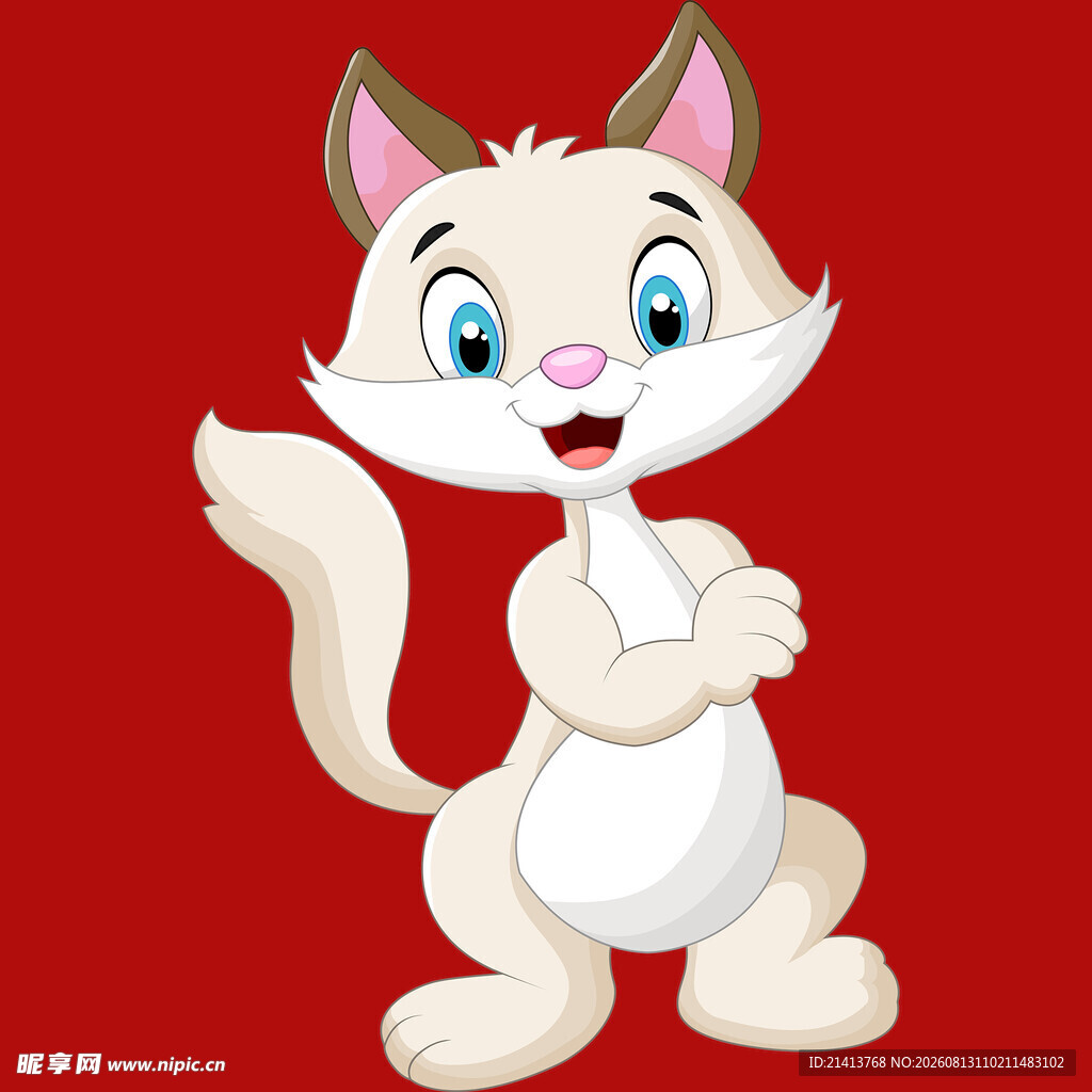可爱猫咪卡通形象
