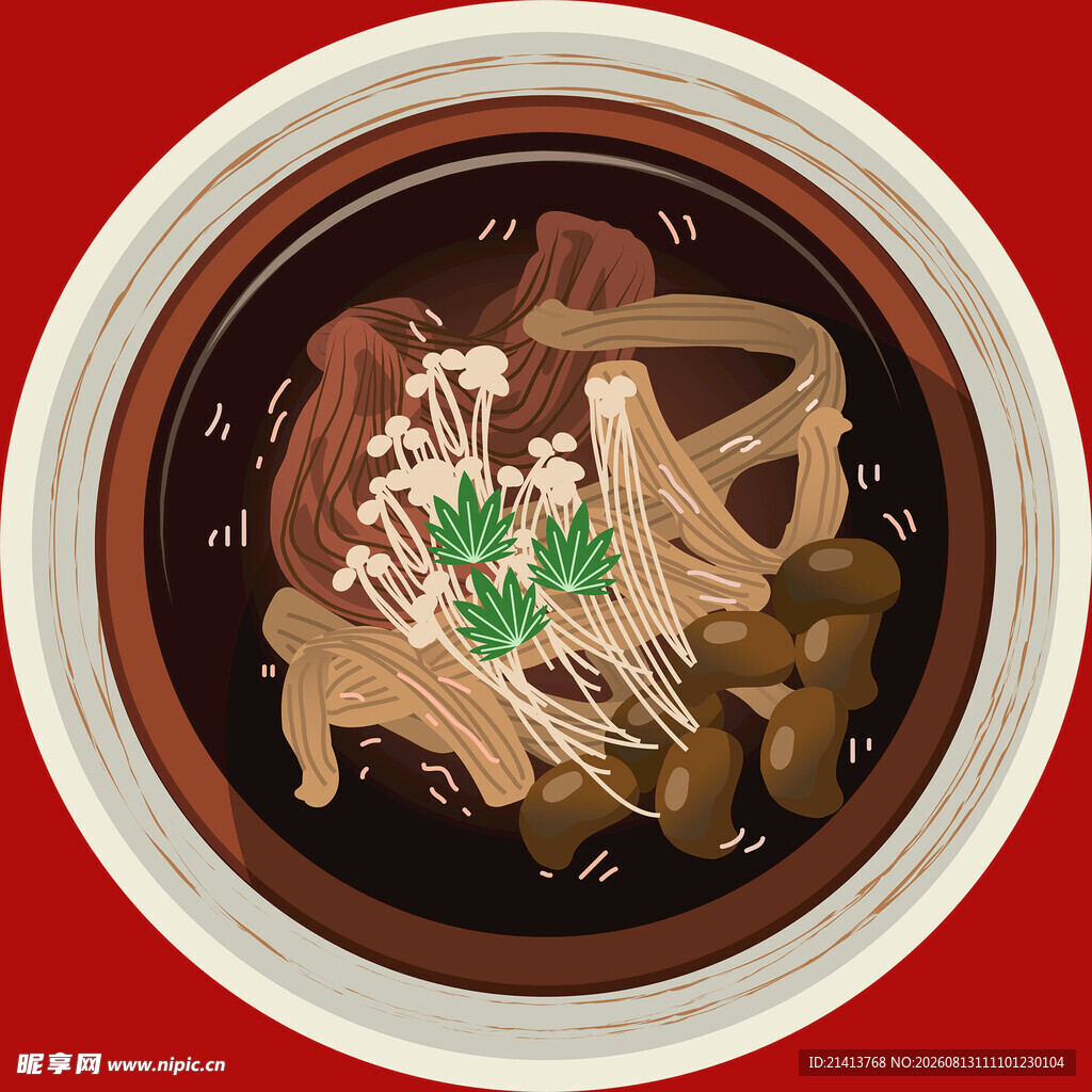 滋补养生菌菇汤