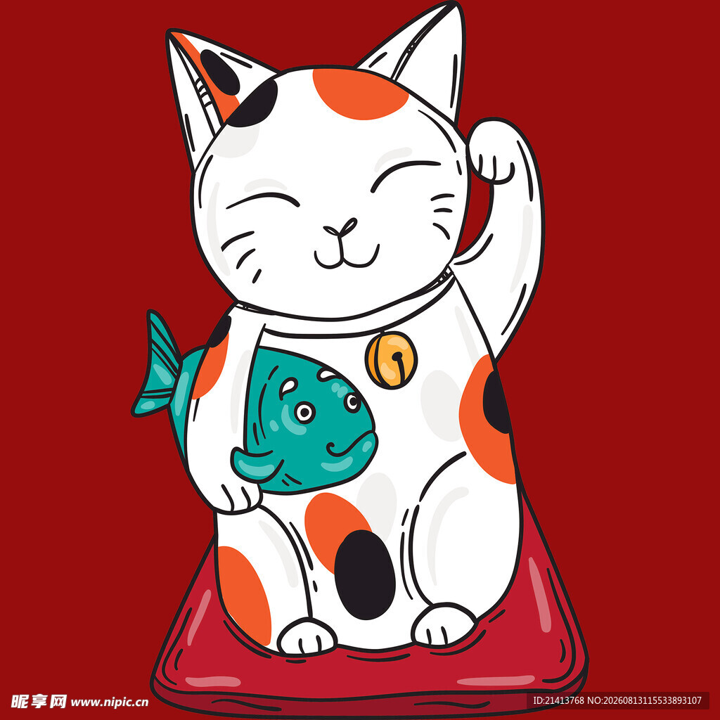 招财猫摆件可爱又吉祥