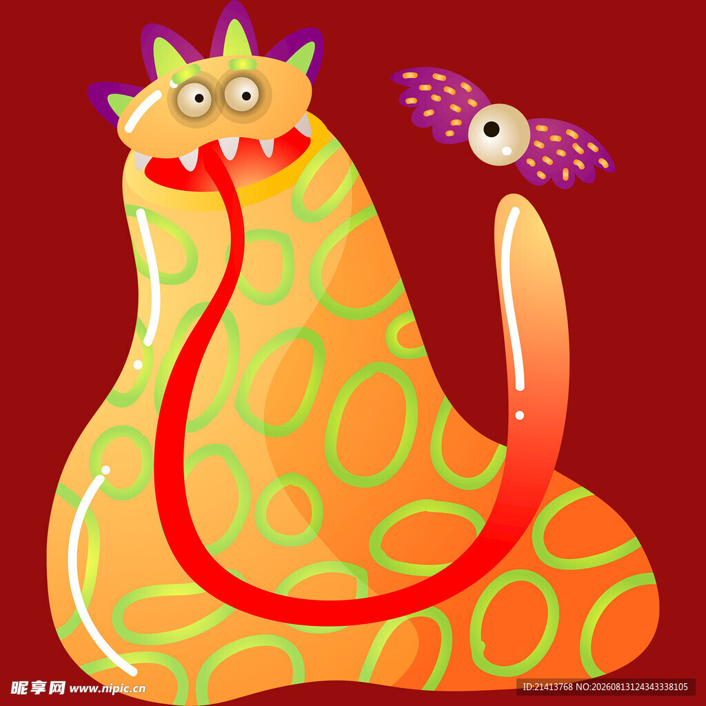 彩色怪物与小生物