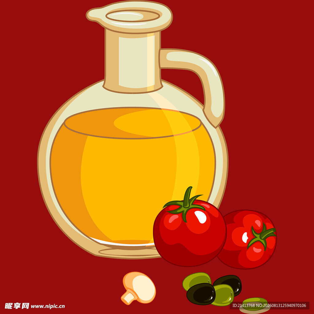 橄榄油与新鲜蔬果组合