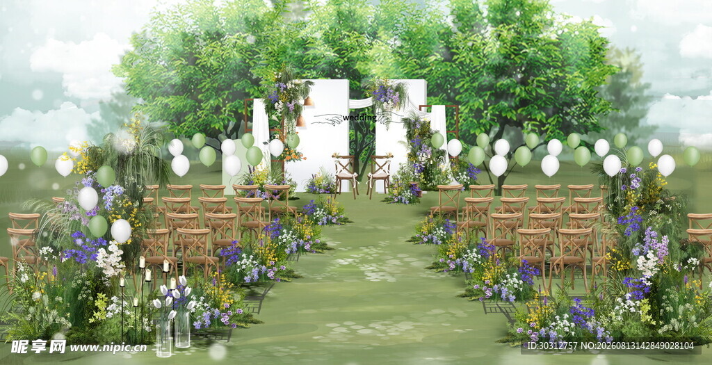 婚礼布置平面图