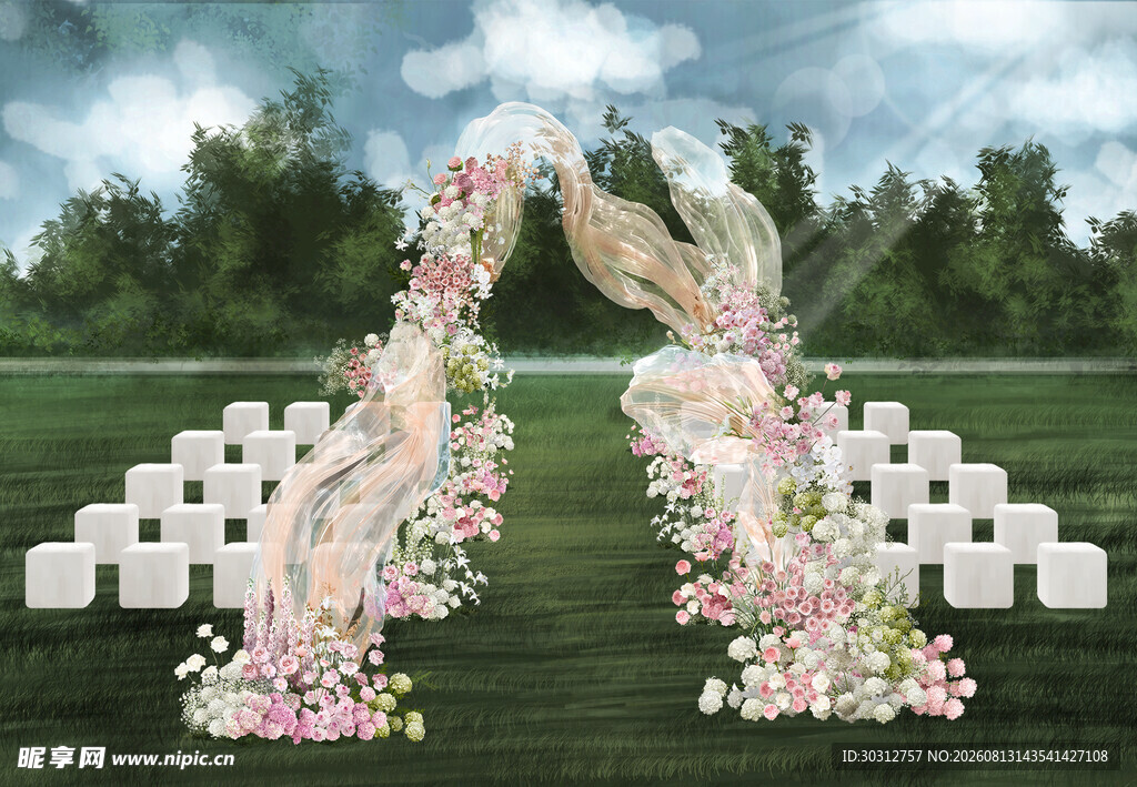 婚礼布置平面图