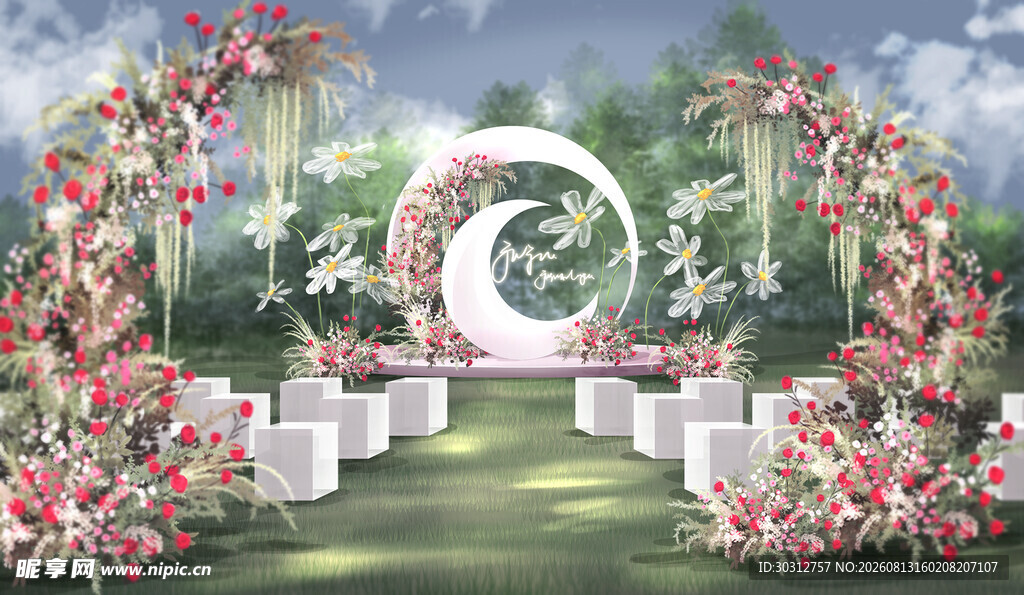婚礼布置平面图