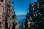 壮丽黄山奇峰景观