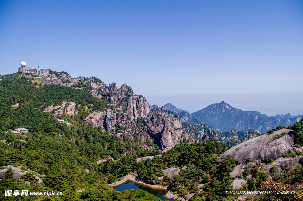 壮丽黄山山景