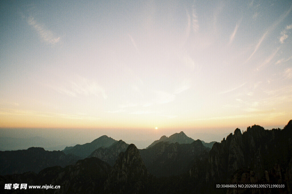 黄山日出