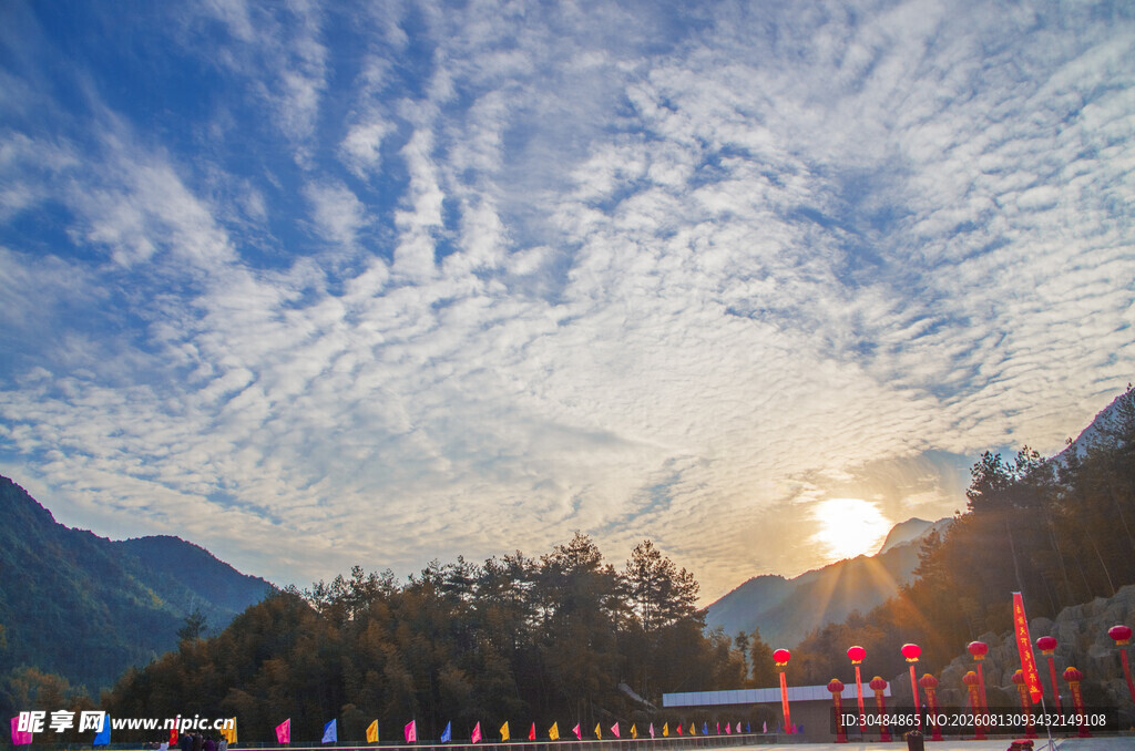 黄山日出美景