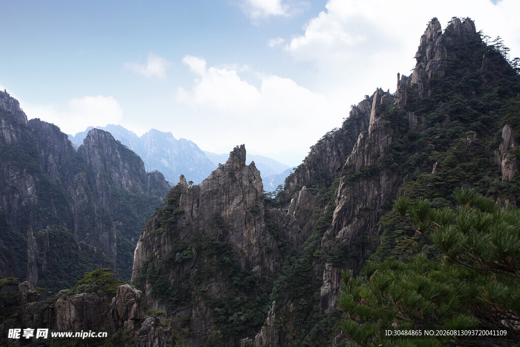 壮丽黄山风景