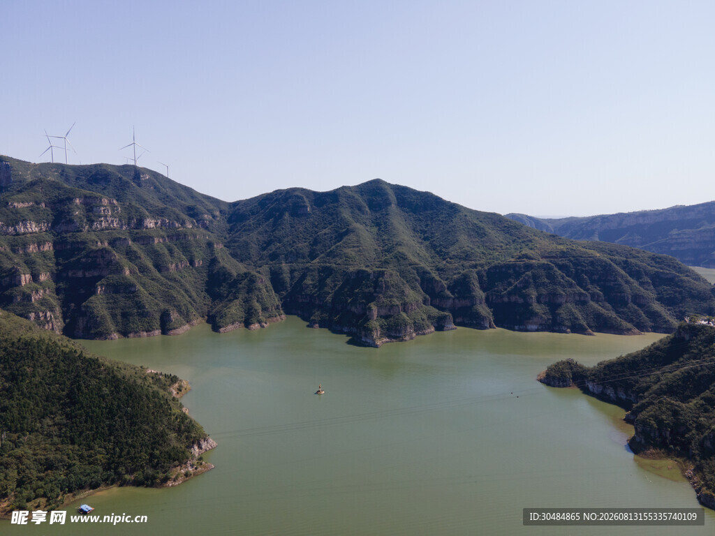 壮丽山水湖景风光