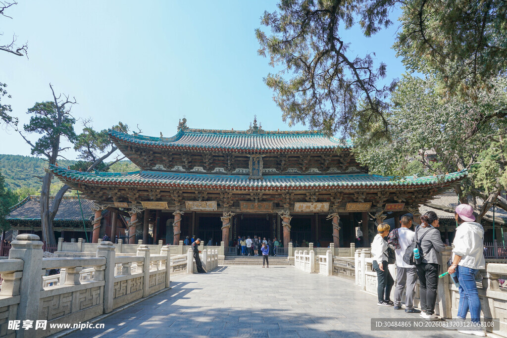 山西晋祠圣母殿