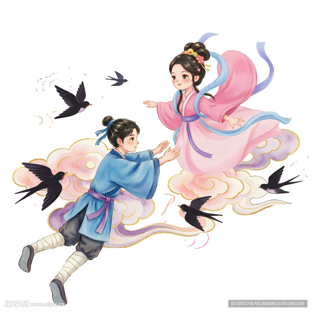 牛郎织女鹊桥相会
