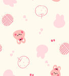 兔子苹果印花