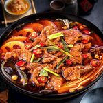 麻辣牛肉冒菜套餐