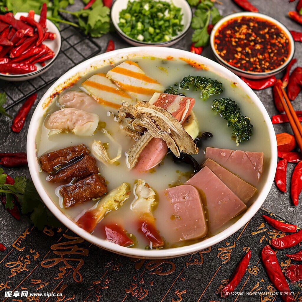 大骨汤冒菜