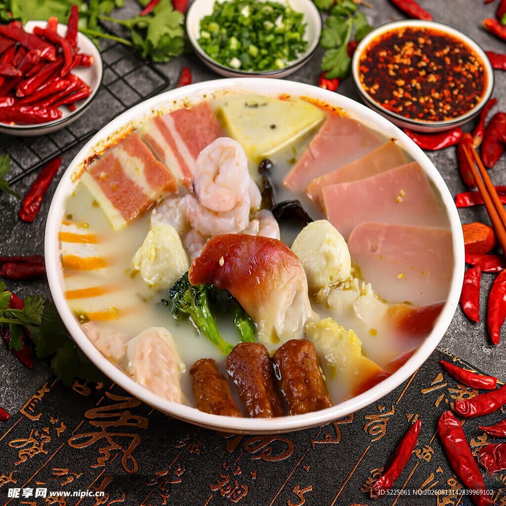 骨汤冒菜