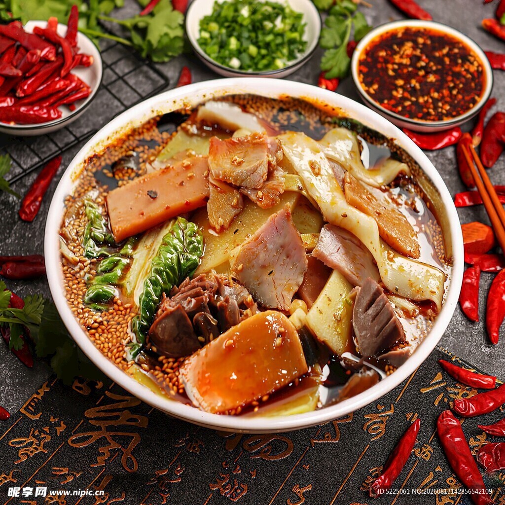 腊肉冒菜套餐