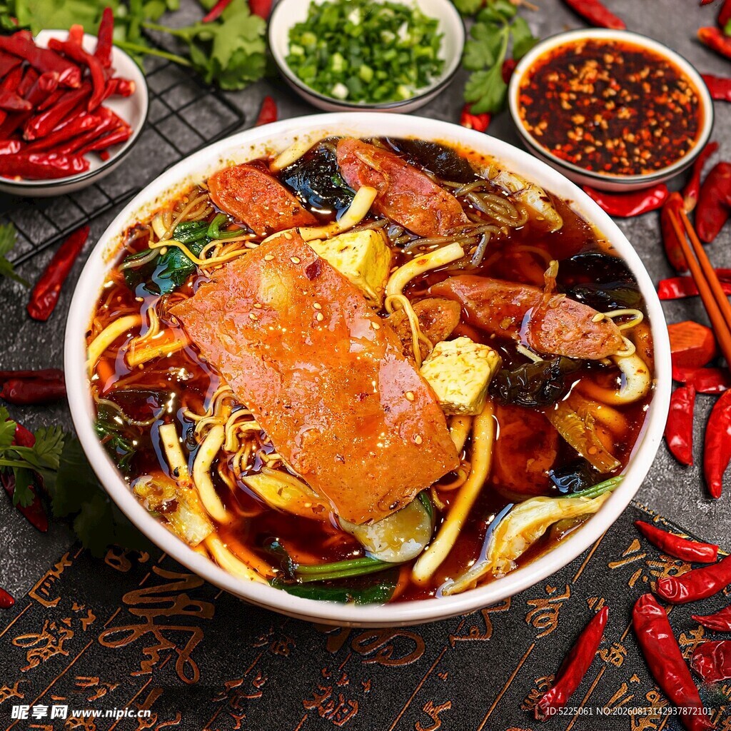 香辣海鲜面 美味大满足