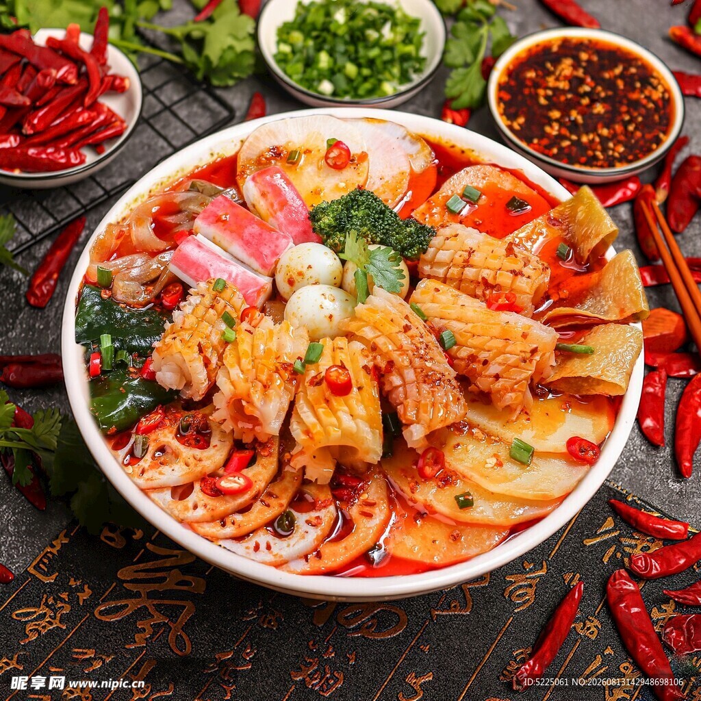 美味诱人的特色麻辣香锅