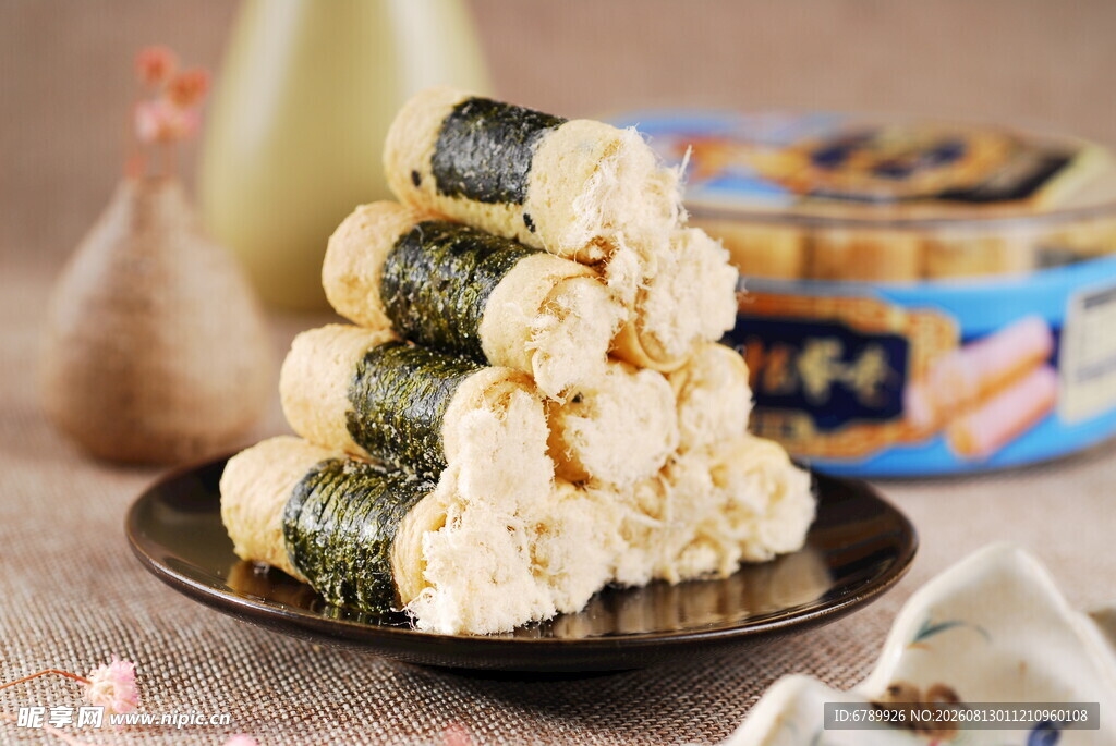 海苔肉松蛋卷