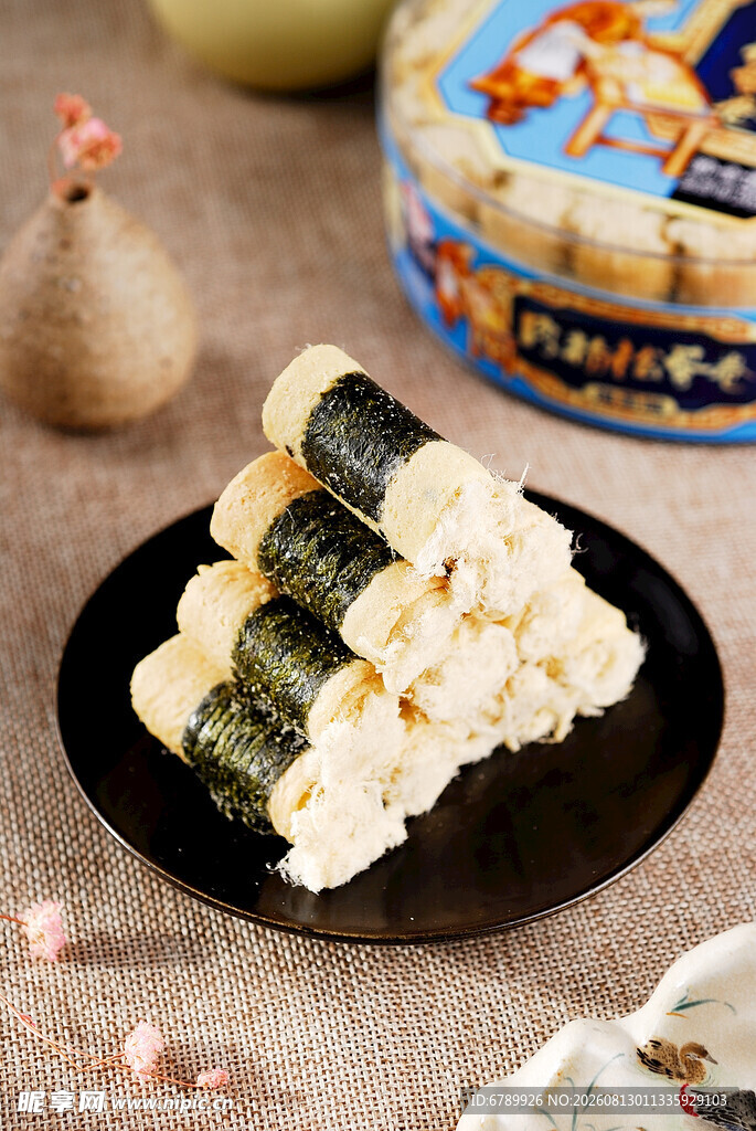 海苔肉松蛋卷