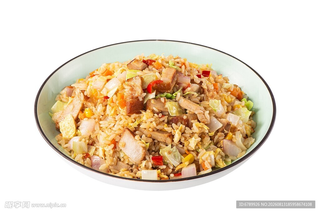 双椒卤肉炒饭